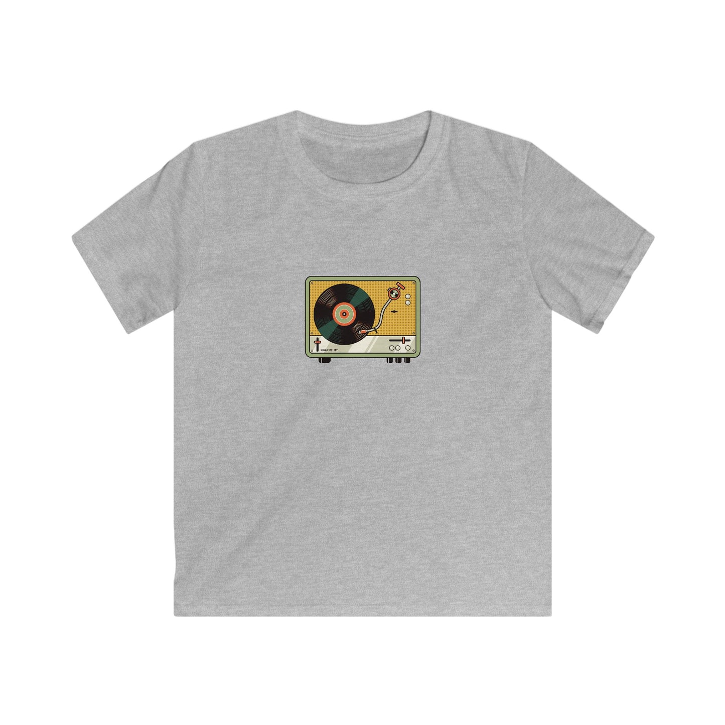 Kids Softstyle Tee - record player