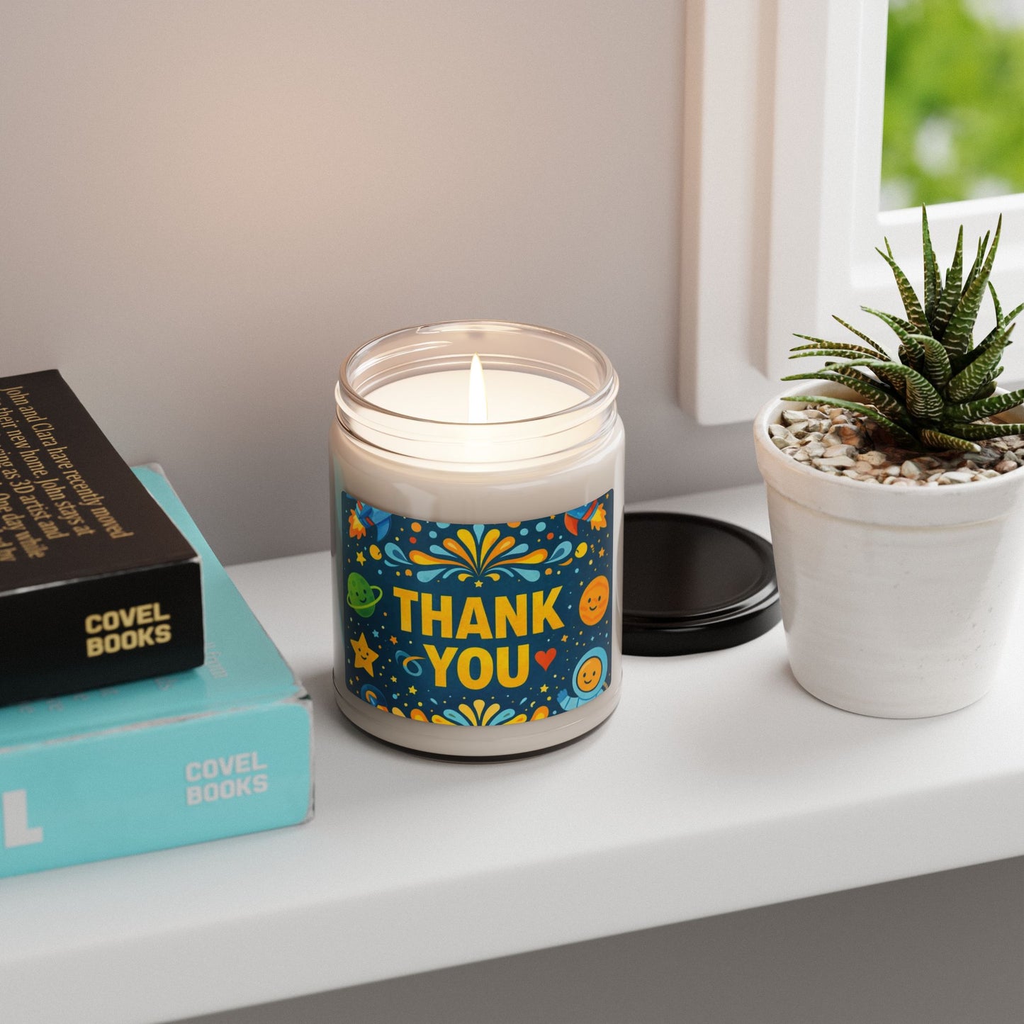 Thank You Scented Soy Candle — 9oz Gratitude Gift Jar