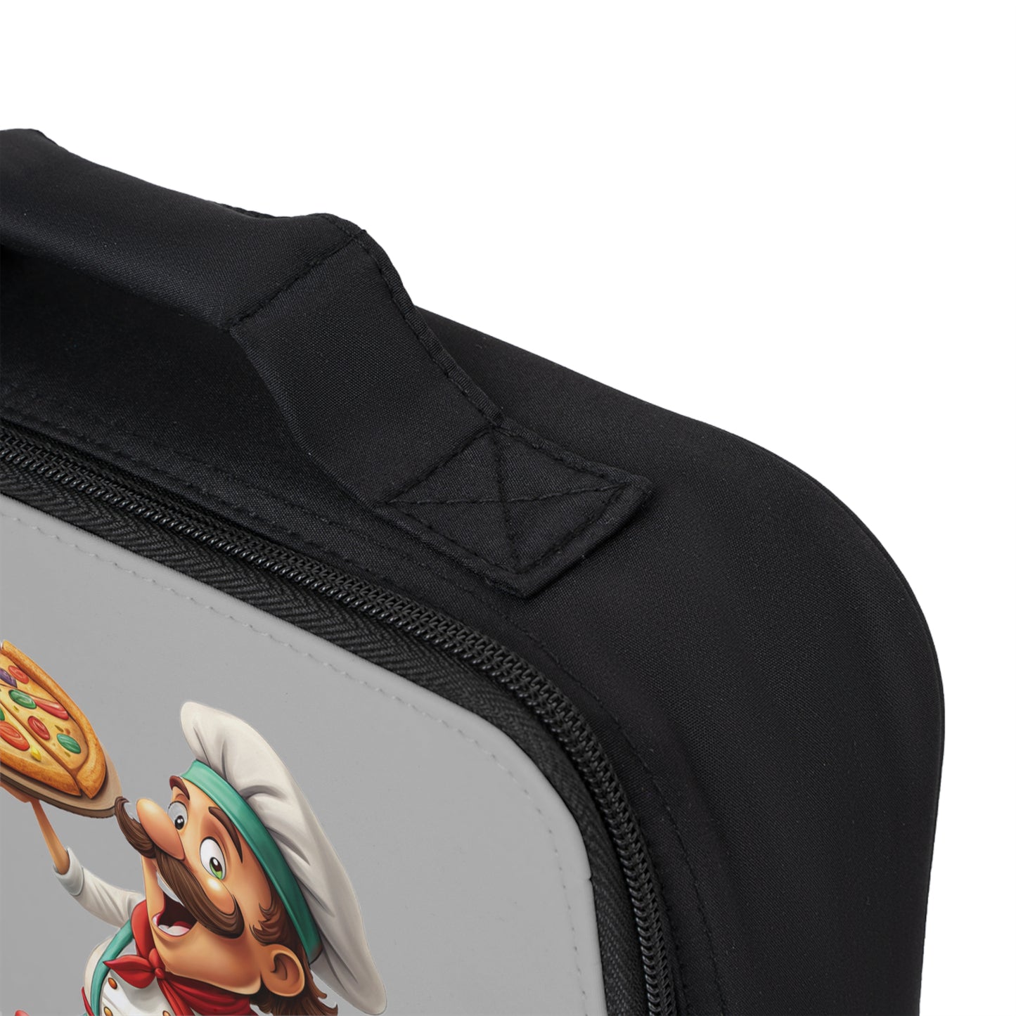 Chef-Themed Lunch Bag - Fun Pizza Design for Kids, School & Work, Meal Prep, Foodie Gift, Bento Box, Kitchen Accessory