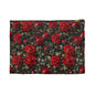 Elegant Floral Accessory Pouch | Perfect for Makeup, Travel, or Gifts | Rose Pattern Pouch for Women