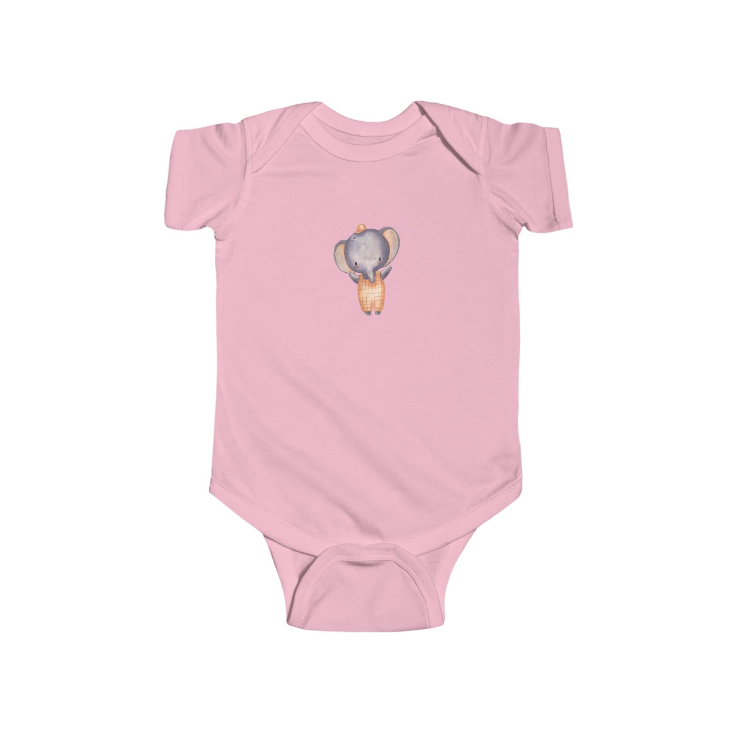 Cute Baby Bodysuit with Adorable Elephant Design Onesie