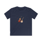 Musical Kids Tee - Playful Banjo and Guitar Design, Perfect for Music Lovers, Birthday Gift, Casual Outfit, Music Class