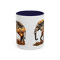 Elegant Elephant Accent Coffee Mug - Nature Lover Gift, Animal Lover Mug