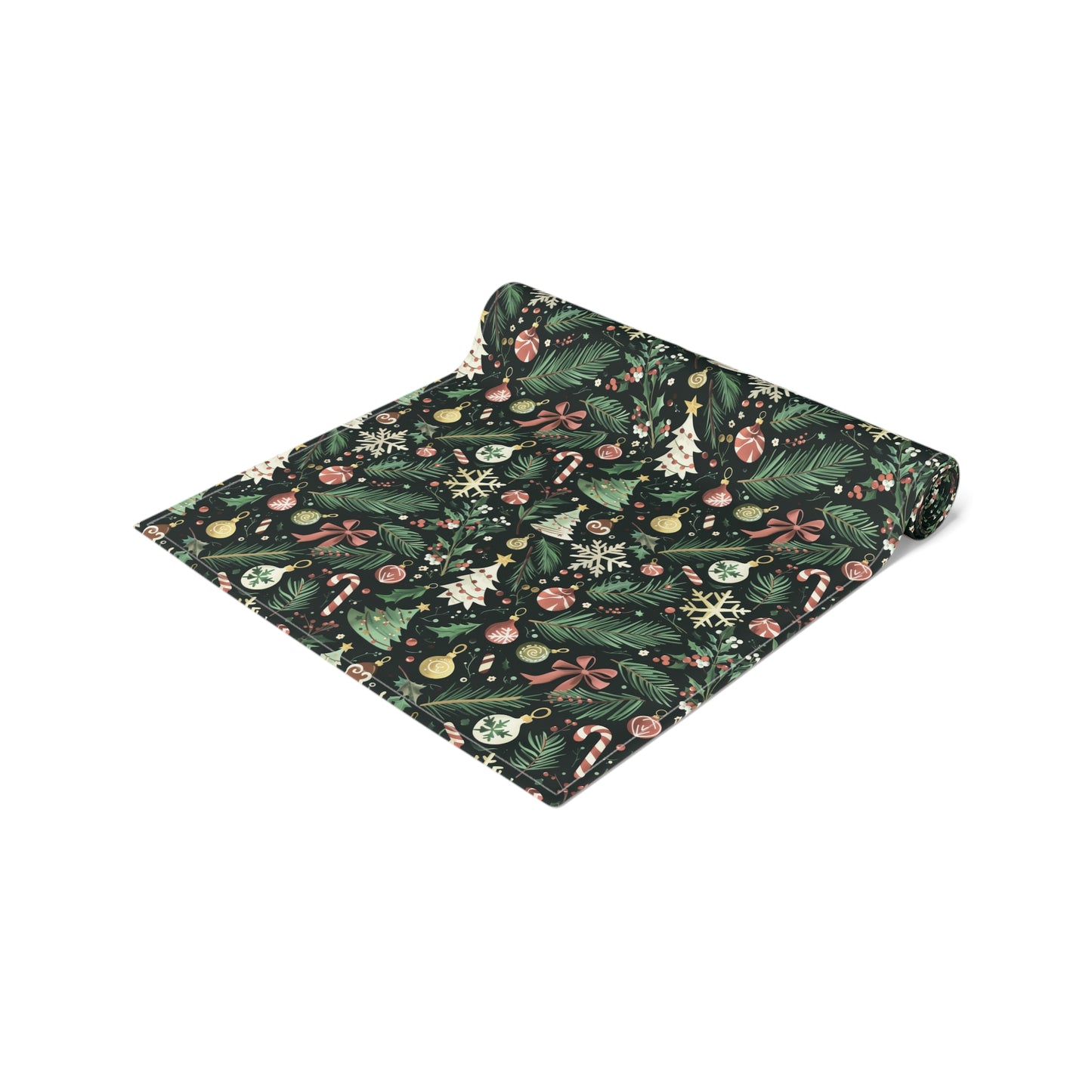 Festive Holiday Table Runner, Seasonal Decor for Parties, Christmas Tablecloth, Winter Home Accessory, Table Decoration