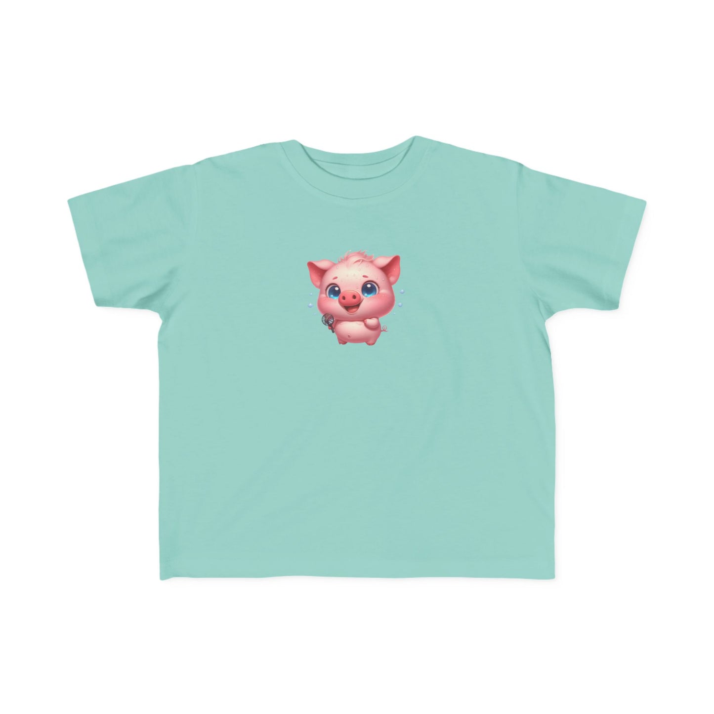 Cute Pig Toddler Tee, Adorable Animal Shirt for Kids, Perfect Baby Gift, Birthday Outfit, Playful Graphic Tee, Toddler Clothing