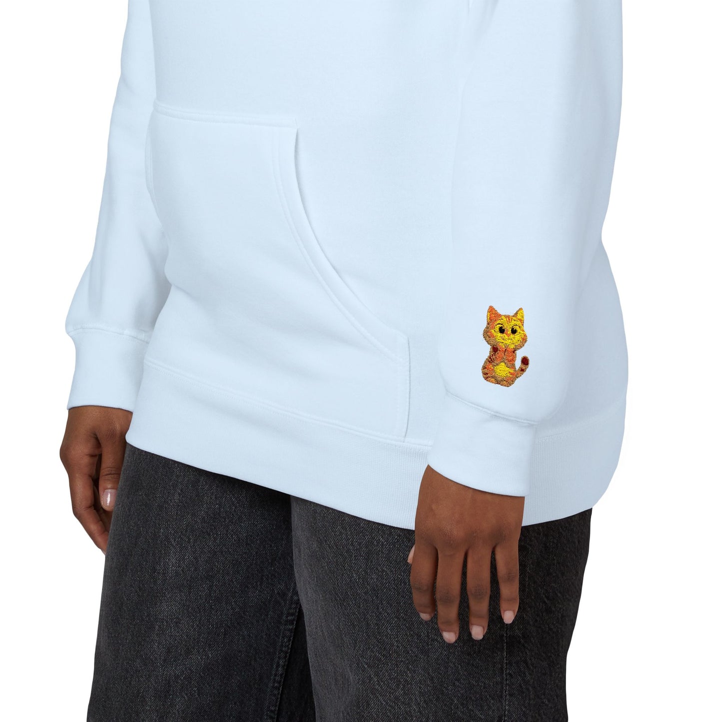 Cozy Fleece Hoodie with Cute Animal Design, Unisex Sweatshirt for Casual Outings, Gifts for Animal Lovers, Perfect for Fall and Winter