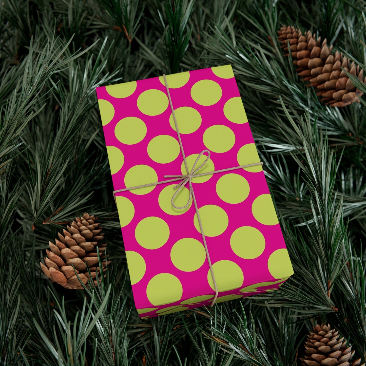 Vibrant Gift Wrap Papers with Polka Dots