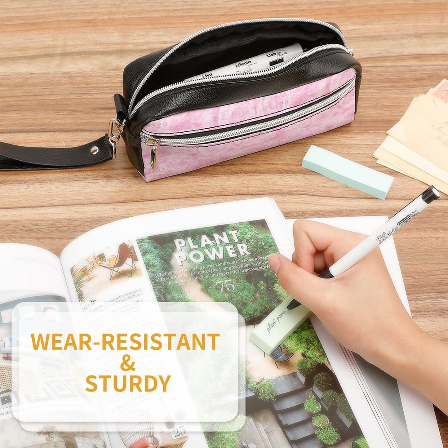 Versatile Cosmetic Bag & Pencil Case Pouch