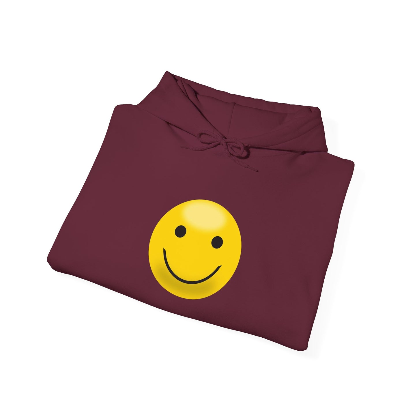 Smiley Face Hooded Sweatshirt, Unisex Cozy Hoodie