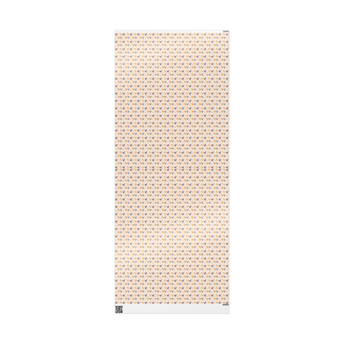 Chicken Watercolor Pattern Wrapping Paper Roll — Cute Pet Gift Wrap