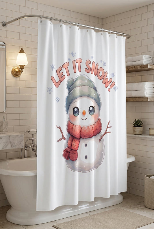 Let it Snow Shower Curtain