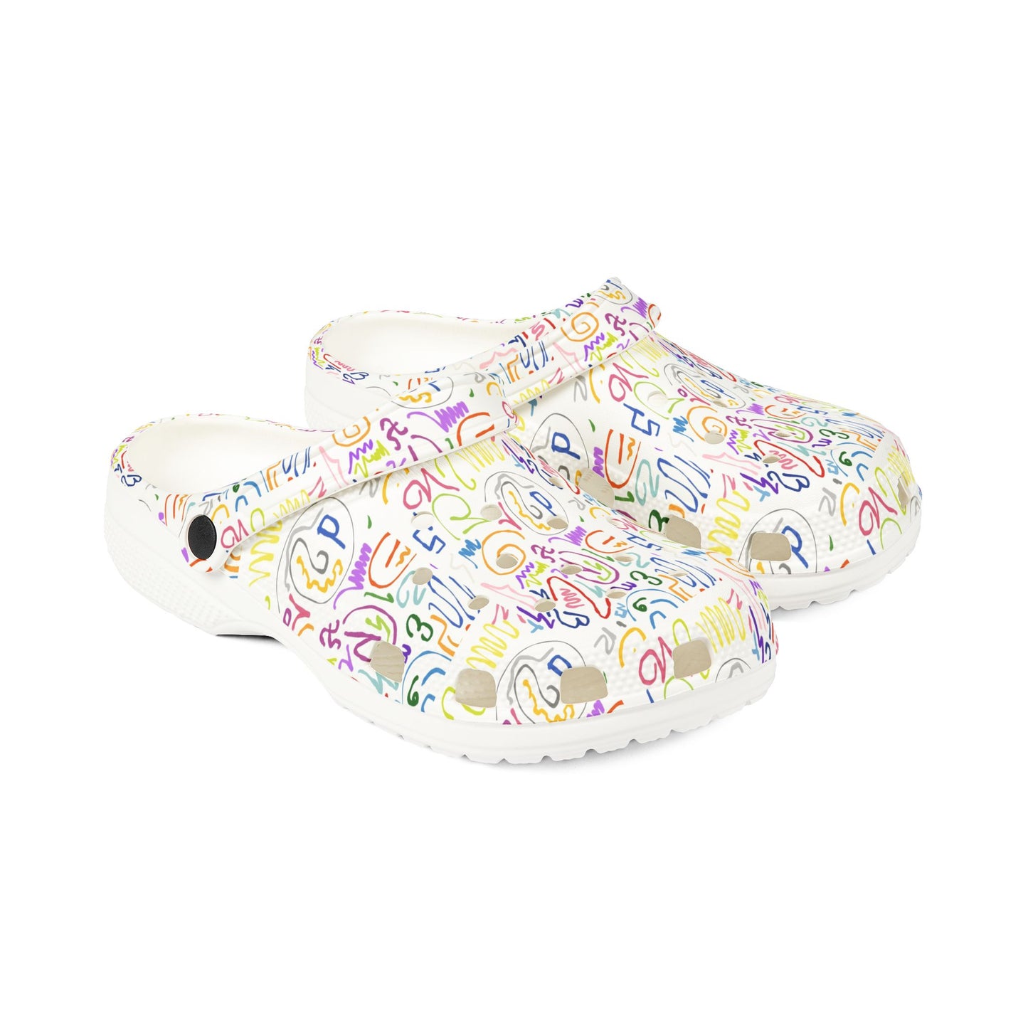 Colorful AOP EVA Foam Rubber Clogs