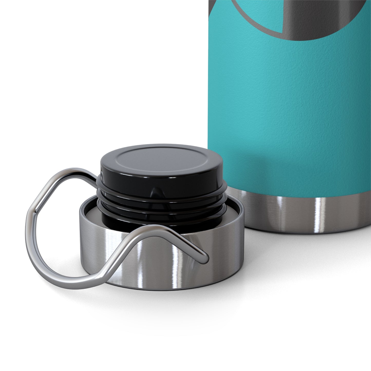 Stylish Copper Insulated Water Bottle for On-the-Go Hydration | Fitness, Travel, Eco-Friendly Gift, Unique Design, 22oz