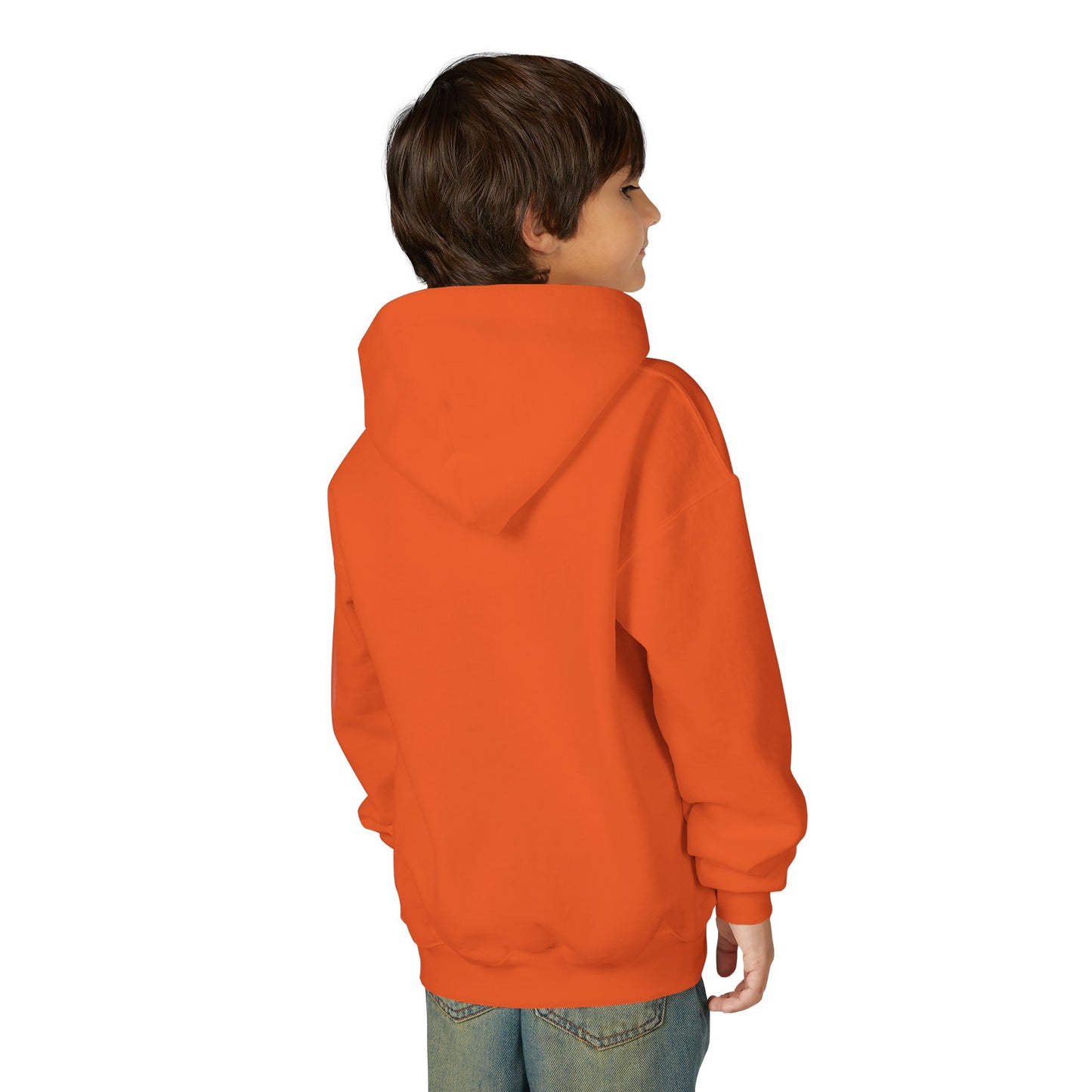 Kids' Cozy Rainbow Kitten Hoodie — Cute Sleeping Cat Youth Sweatshirt