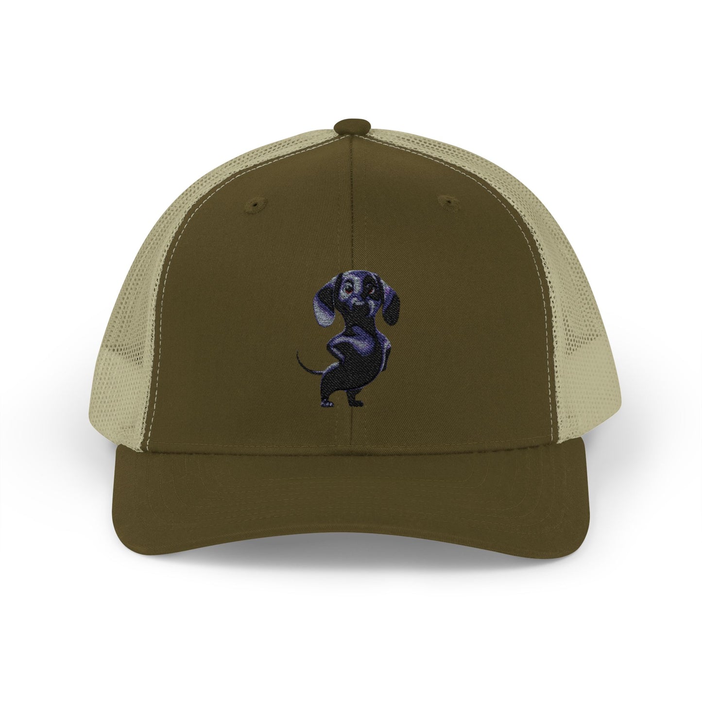 Dachshund Galaxy Trucker Cap – Embroidered Space Sausage Dog Snapback