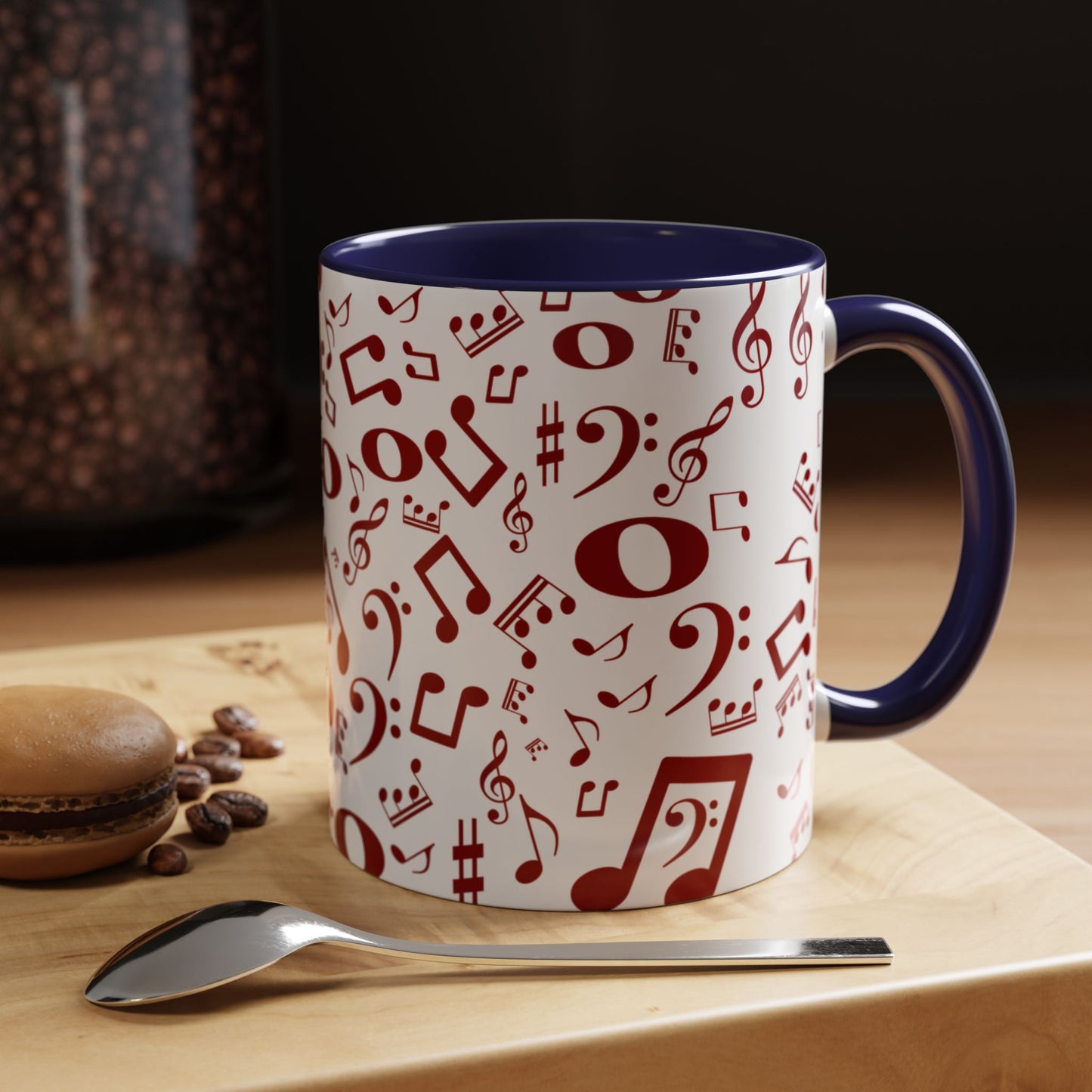 Musical Accent Mug - Perfect for Music Lovers, Gifts for Musicians, Coffee Lover's Essential, Singing Inspiration, Music-Themed [...]