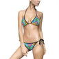 Vibrant Floral Bikini Swimwear, Beachwear, Summer Swim, Pool Party Outfit, Vacation Essential, Floral Swimsuit
