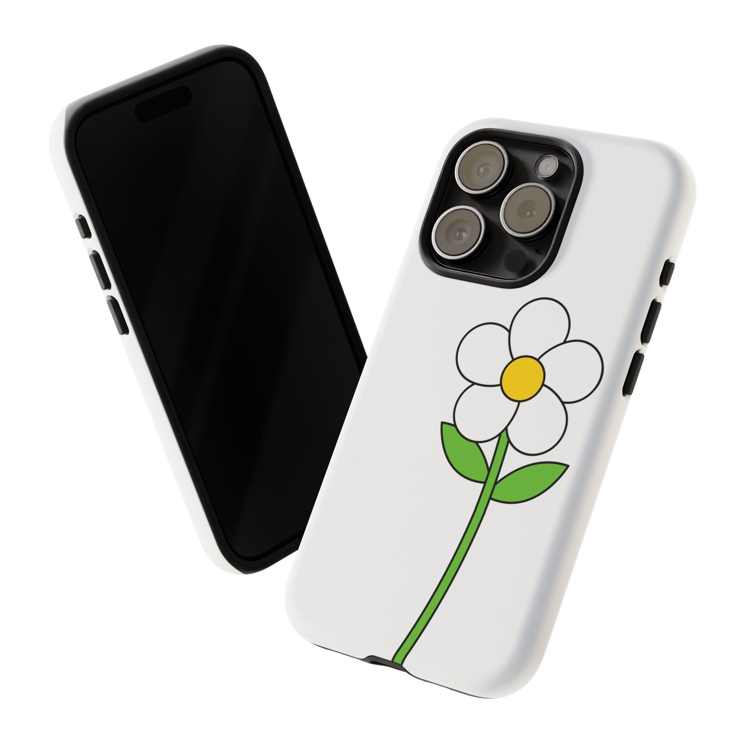 Floral Phone Case, Tough Cases with Flower Design, Cute Phone Accessory, Gifts for Her, Spring Decor, Unique Phone Cases