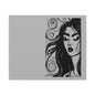 Gothic Woman Portrait Canvas Art — Matte Stretched Wall Decor
