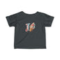 Cute Ice Cream Initial Infant Tee, Baby Shirt, Toddler Clothing, Summer Outfit, Personalized Gift, Kids Apparel