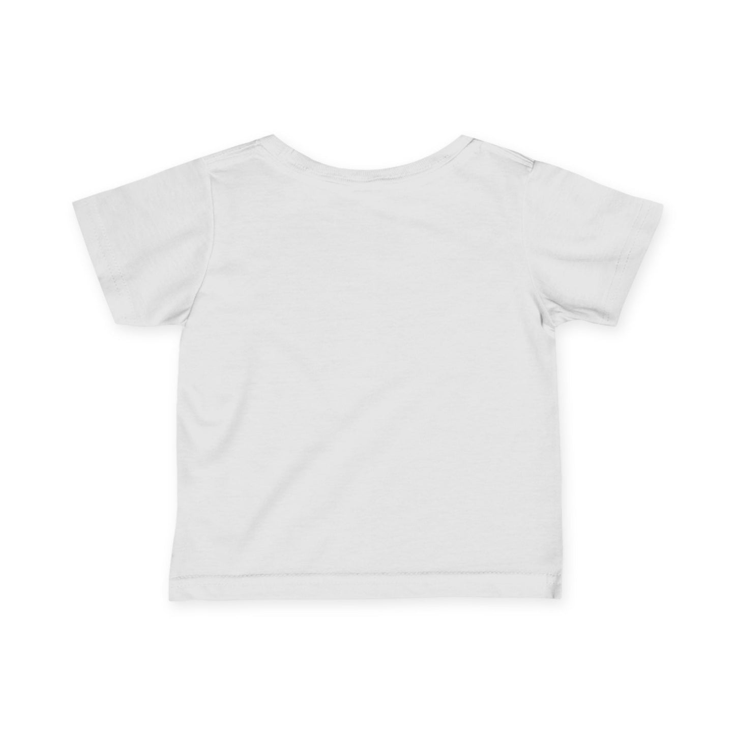 Infant Tee — Cute Santa with Reindeer Christmas Holiday Shirt for Babies