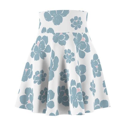 Floral Women's Skater Skirt | Boho Chic, Casual Wear, Summer Style, Festival Fashion, Gift for Her