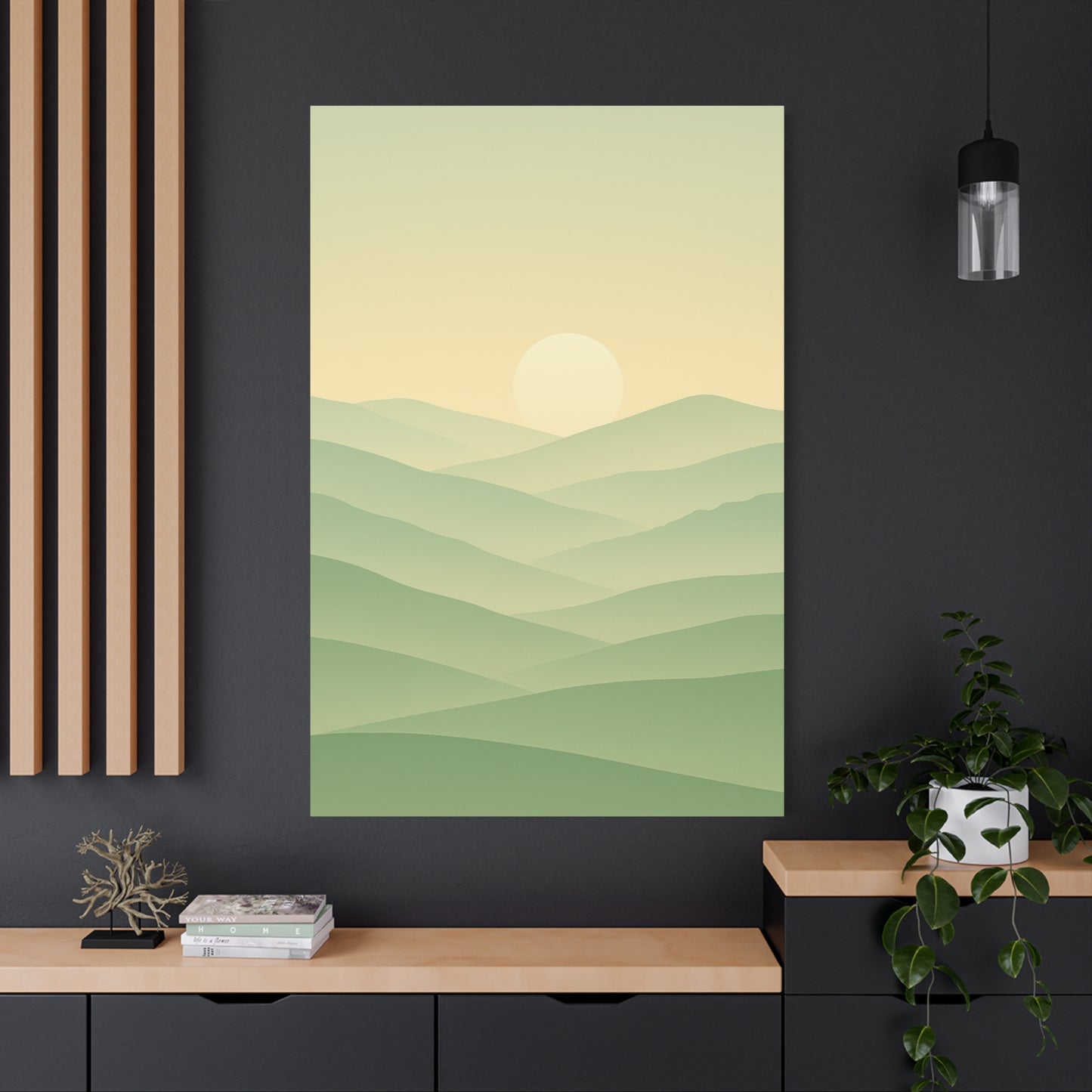 Matte Canvas, Stretched, 1.25" Sunset or Sunrise