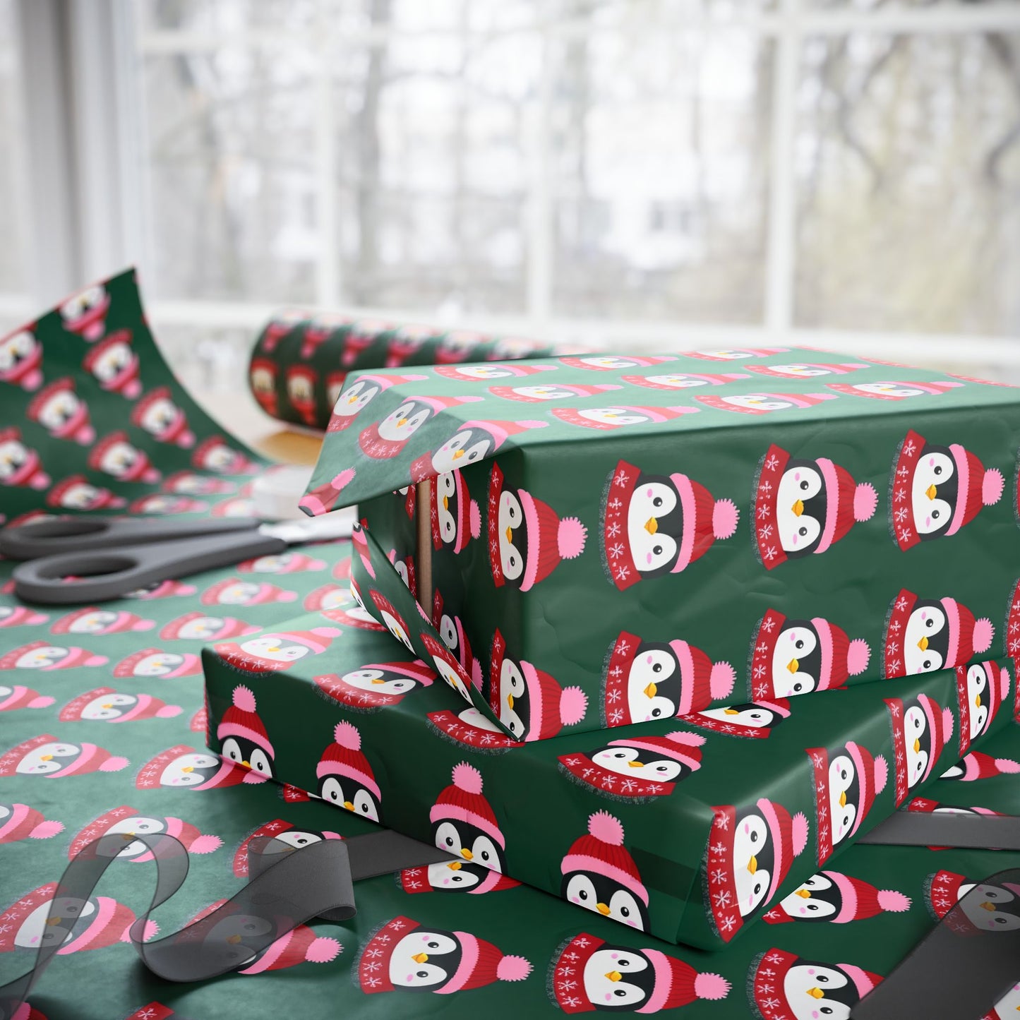 Colorful Holiday Wrapping Paper, Festive Gift Wrap, Merry Gift Packaging, Christmas Wrapping, Eco-Friendly Wrap
