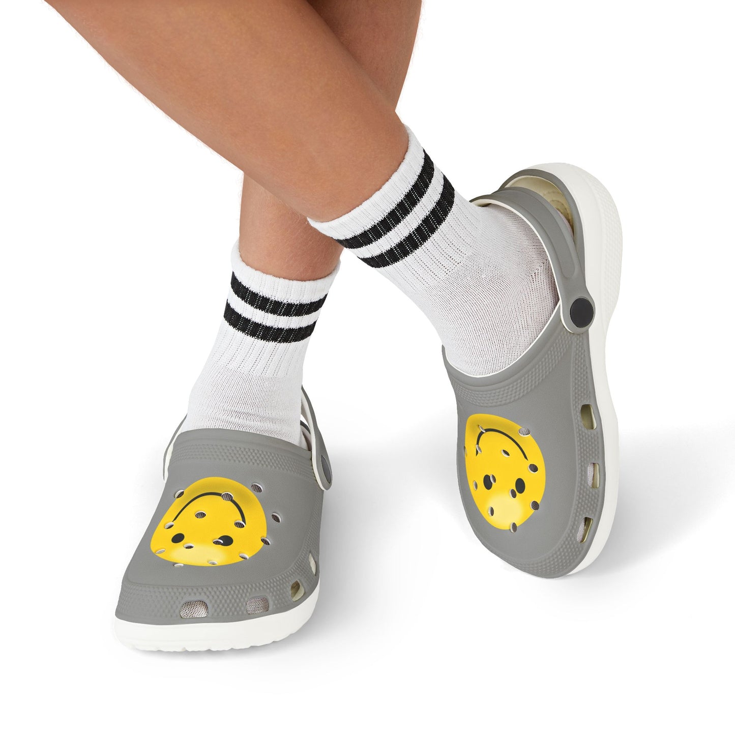 Smiley Face Clogs, Kid's Foam Shoes