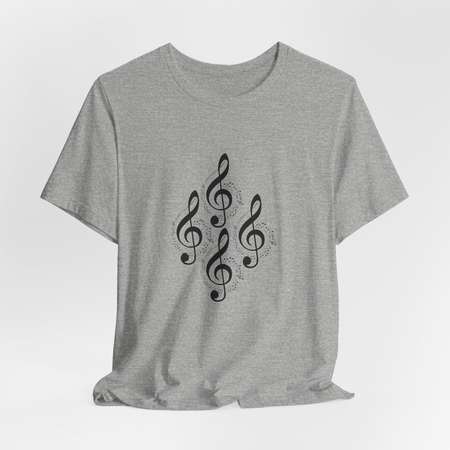 Musical Notes Tee - Perfect for Music Lovers, Casual Wear, Concerts, Festivals, Unique Gift Idea