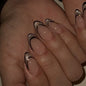 French Minimalist Nude Pink Almond Short Press On Nails