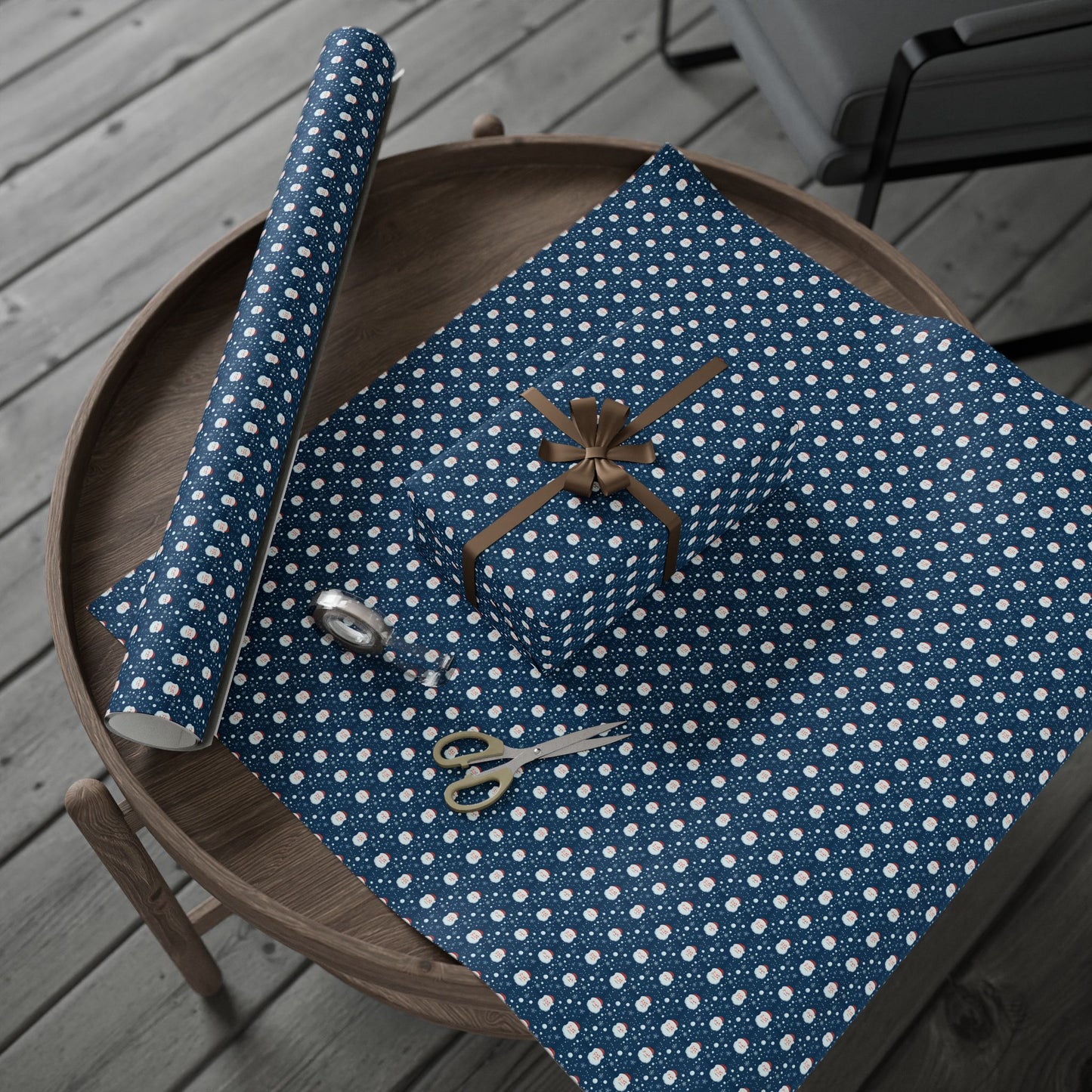 Snowman Wrapping Paper, Festive Gift Wrap, Holiday Gift Wrap, Christmas Wrapping, Winter Celebration Decor