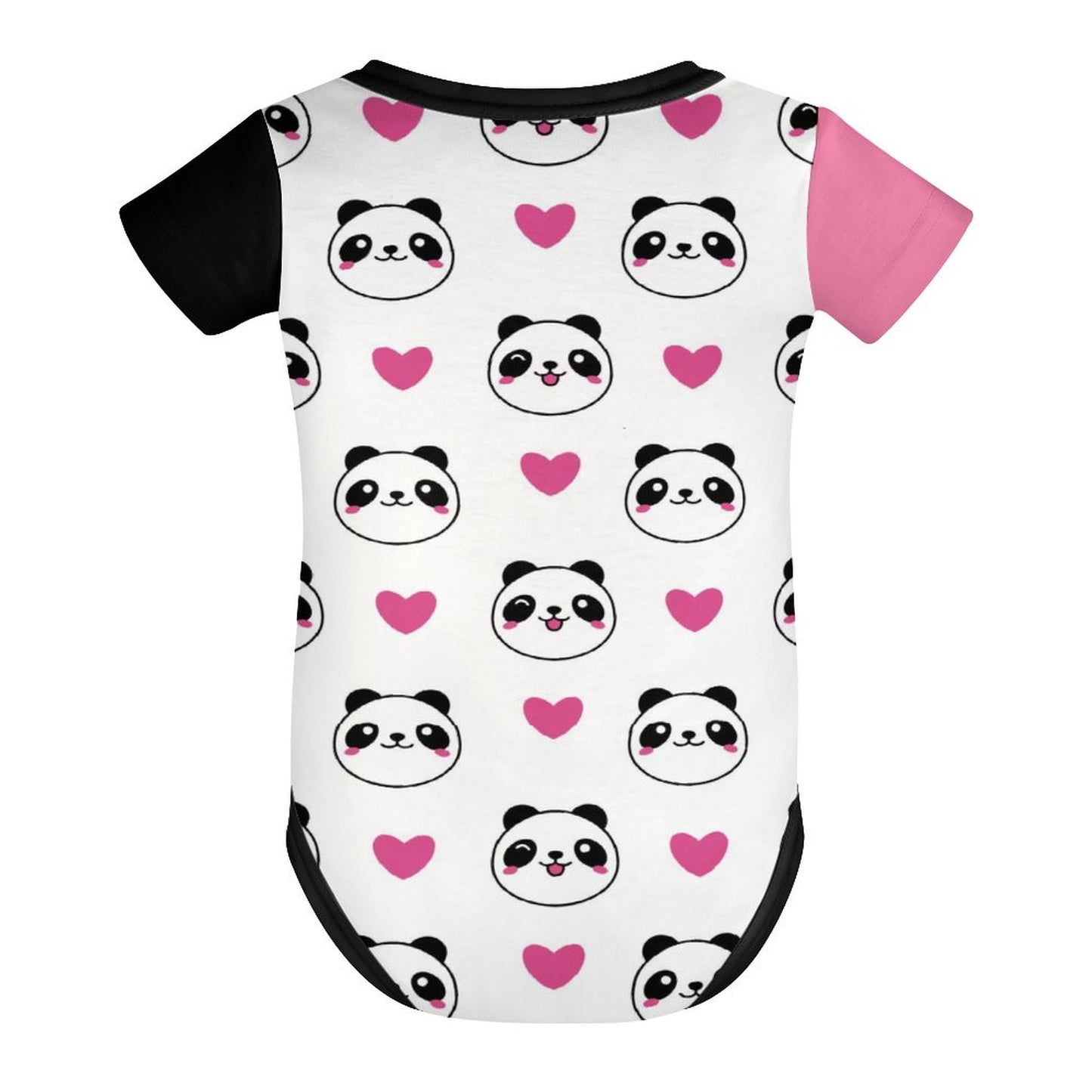 220gsm Faux Cotton Short Sleeve Baby Romper(All-over Printing)
