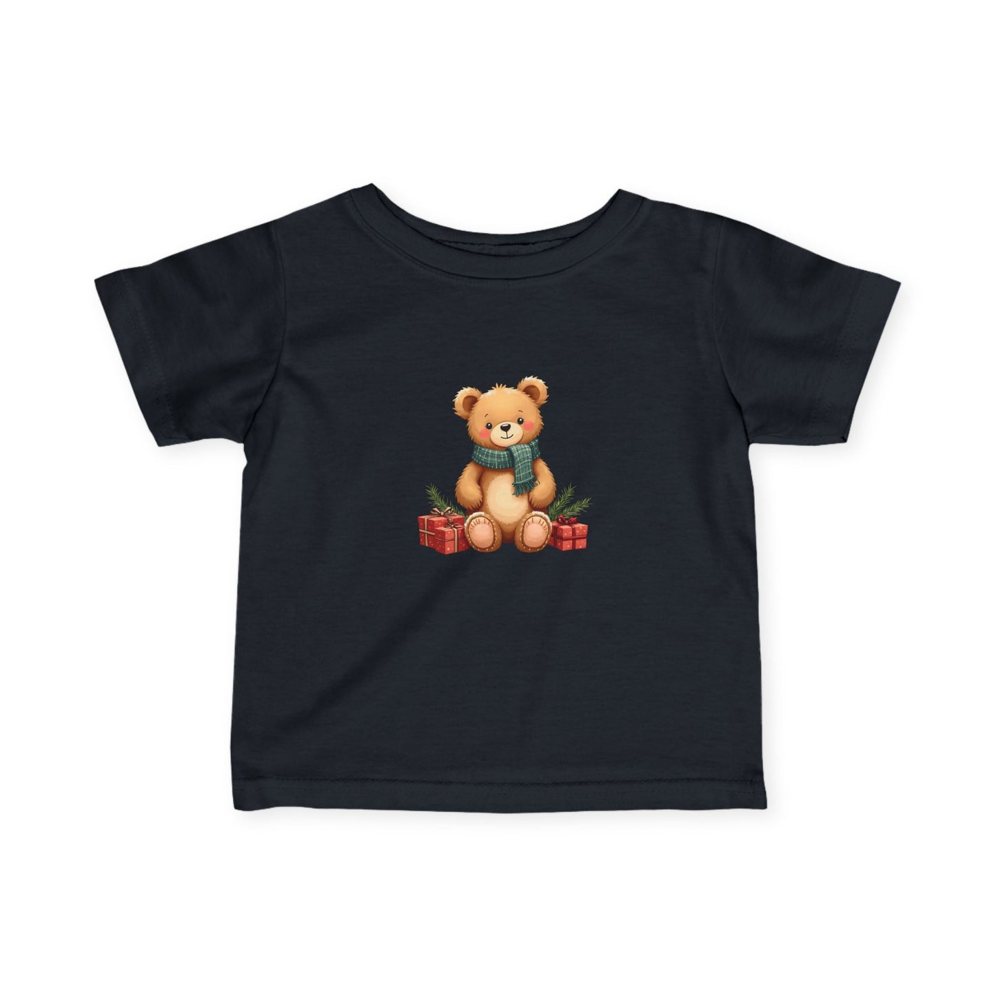 Infant Tee — Cute Teddy Bear with Presents Baby Shirt