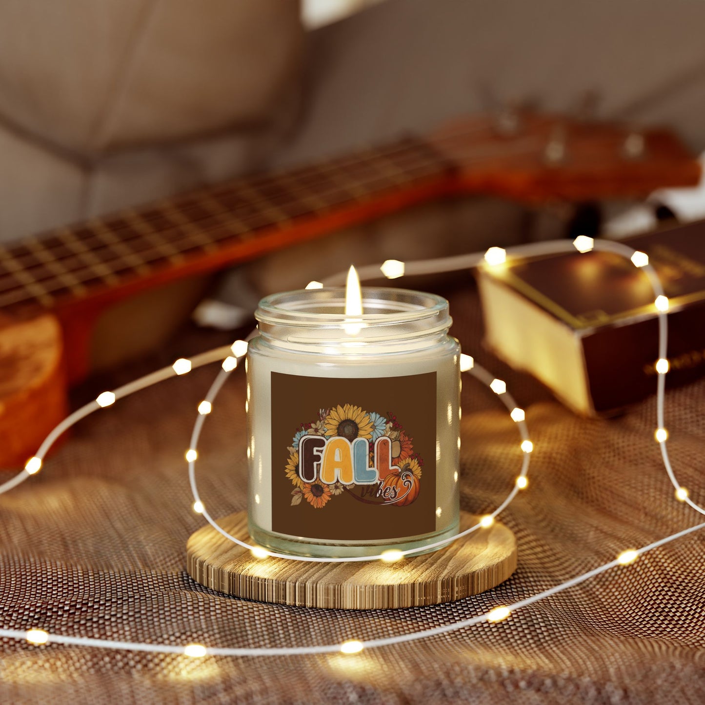 Fall Scented Candles - Coconut Apricot Wax, Cozy Home Décor, Seasonal Gifts, Autumn Scents, Relaxation, Aromatherapy