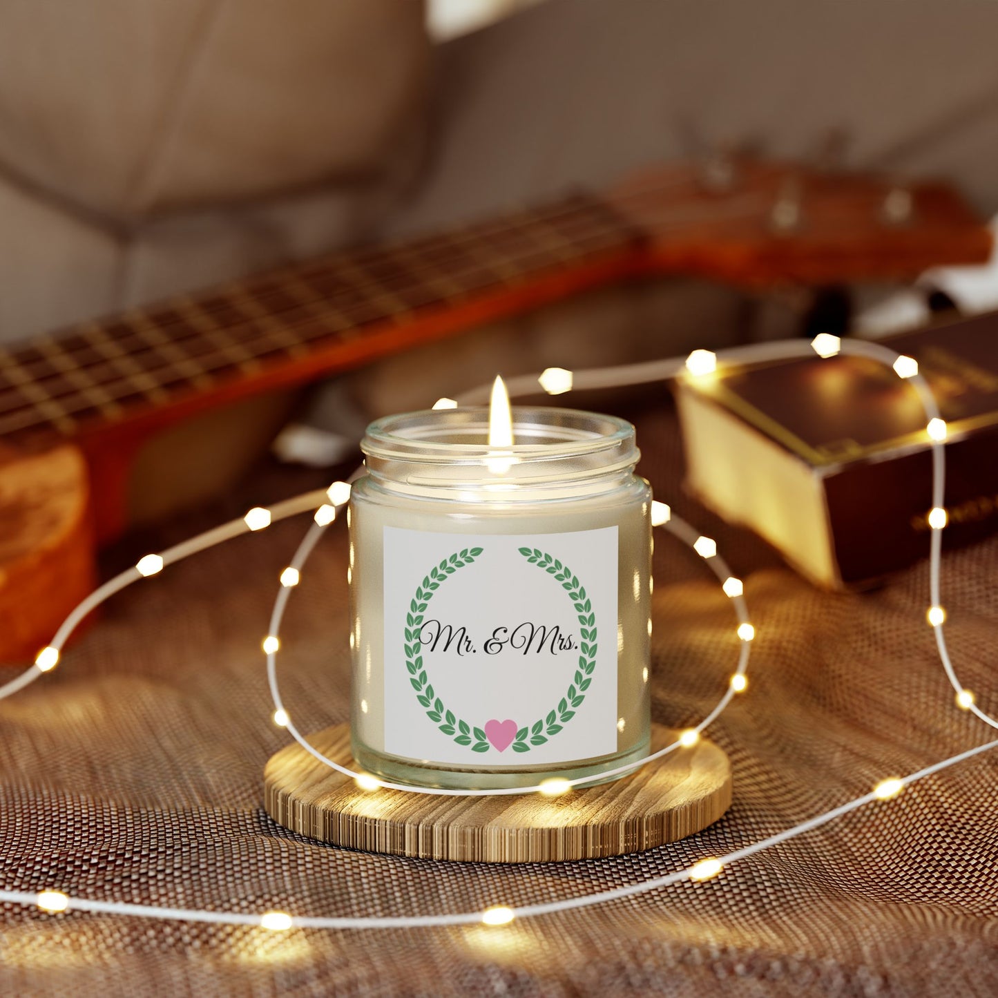 Mr & Mrs Scented Candles - Perfect Wedding Favor, Bridal Shower Gift, Home Décor, Engagement Celebration