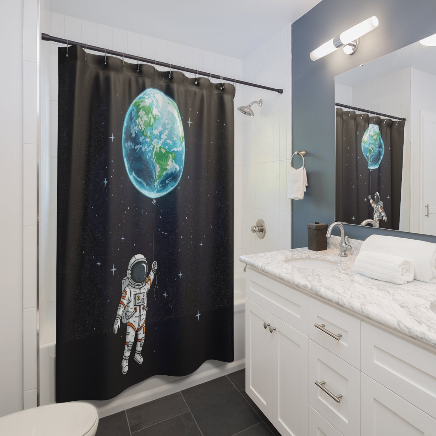 Astronaut Shower Curtain