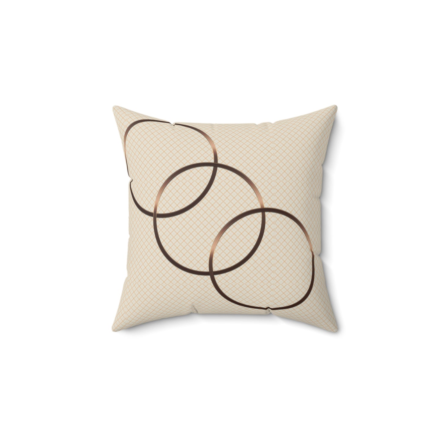 Cozy Decorative Pillow, Spun Polyester Square Cushion, Home Decor Accent, Gift for Housewarming, Stylish Living Room Pillows