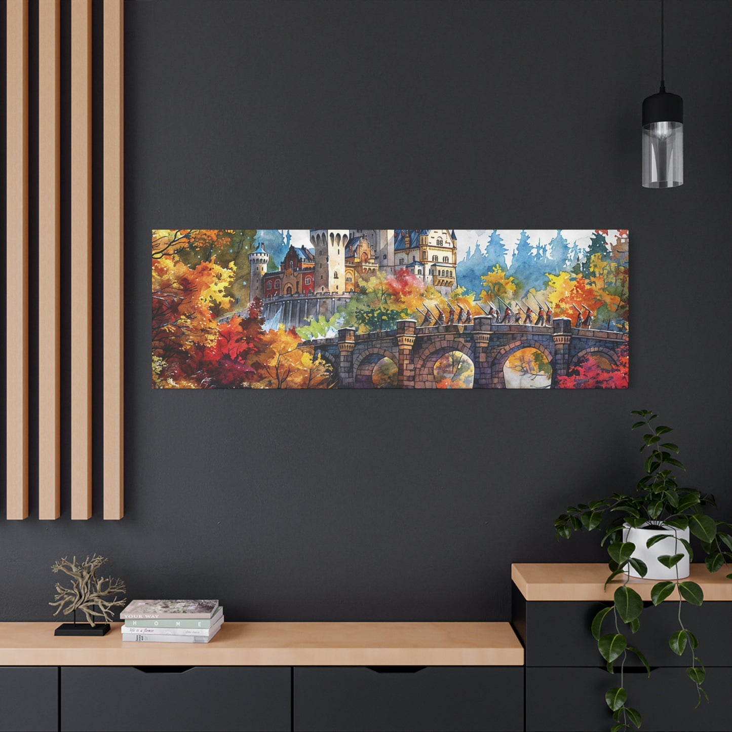 Matte Canvas, Stretched, 1.25" - Castle