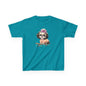 Cute Puppy Skateboard Kids Tee