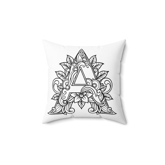 Spun Polyester Square Pillow