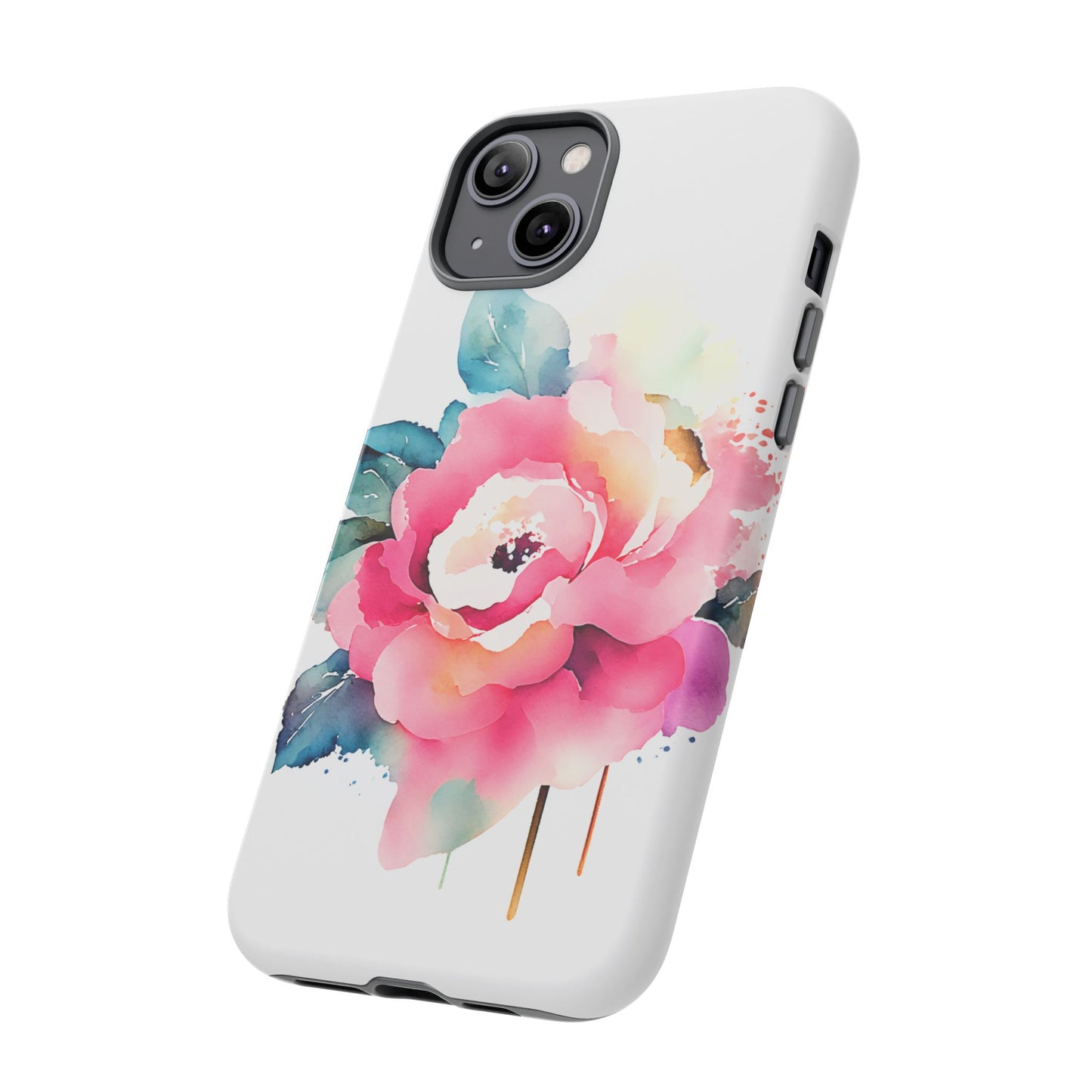 Floral Phone Case - Vibrant Rose Design