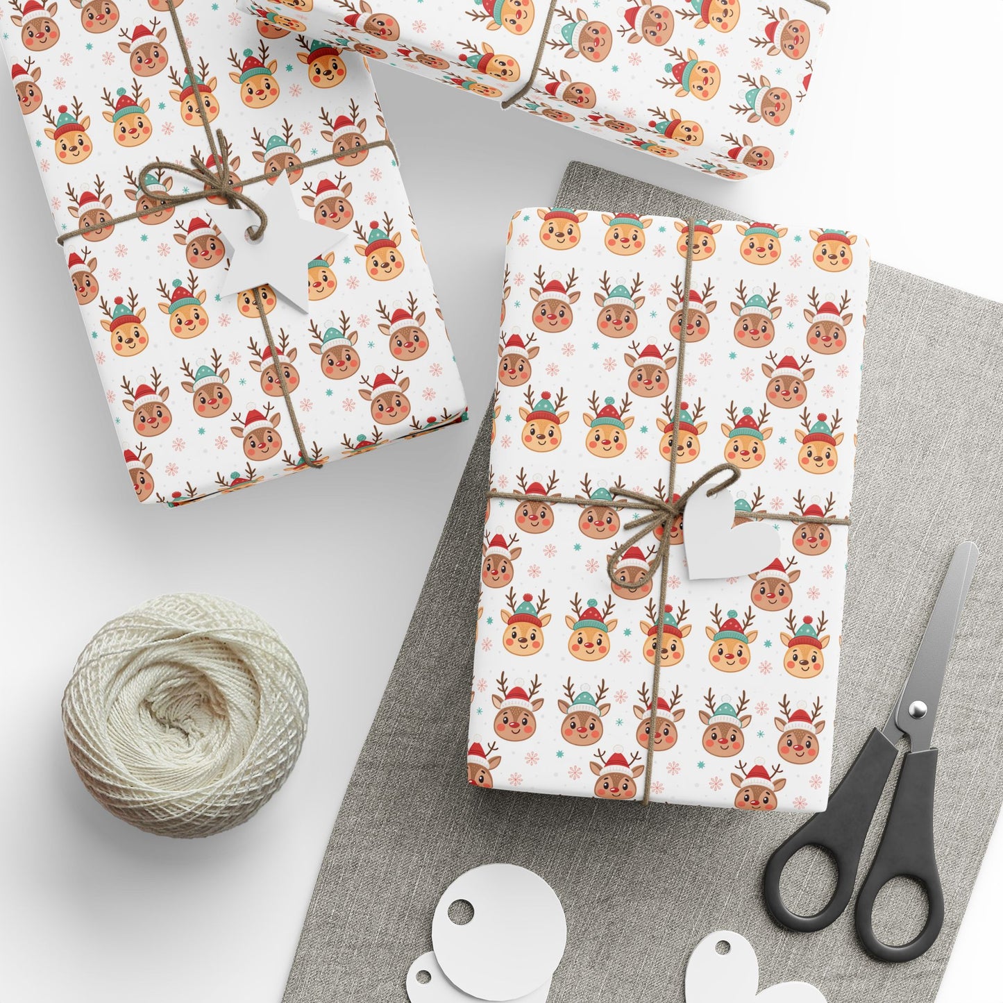Gingerbread Pattern Wrapping Paper — Festive Holiday Gift Wrap (Roll)