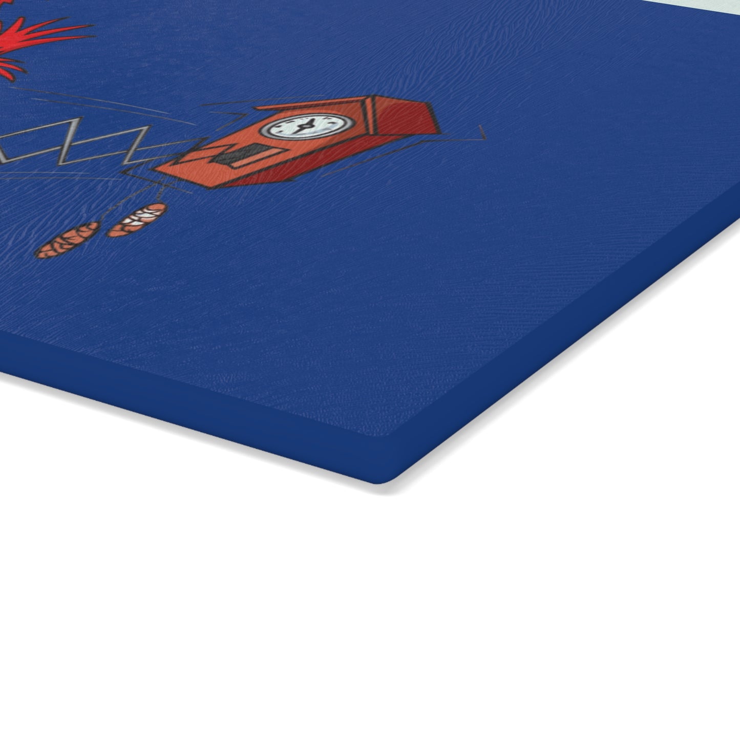 Whimsical Bird Glass Cutting Board