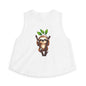 Sloth Hanging Cute Graphic Crop Top