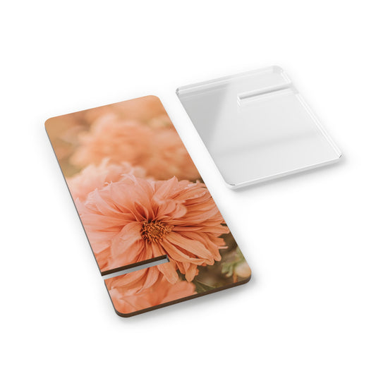 Floral Smartphone Display Stand, Minimalist Tech Organizer, Desk Decor, Gift for Her, Stylish Phone Holder, Home Office Accessory