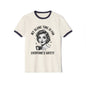 Vintage Retro Ringer T‑Shirt — “My Alone Time Is For Everyone’s Safety” Coffee Graphic