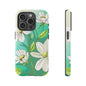 Floral Phone Case, Tough Cases, Flower Design, Nature Inspired, Eco-Friendly Cover, Unique Gift for Her, Spring Accessories