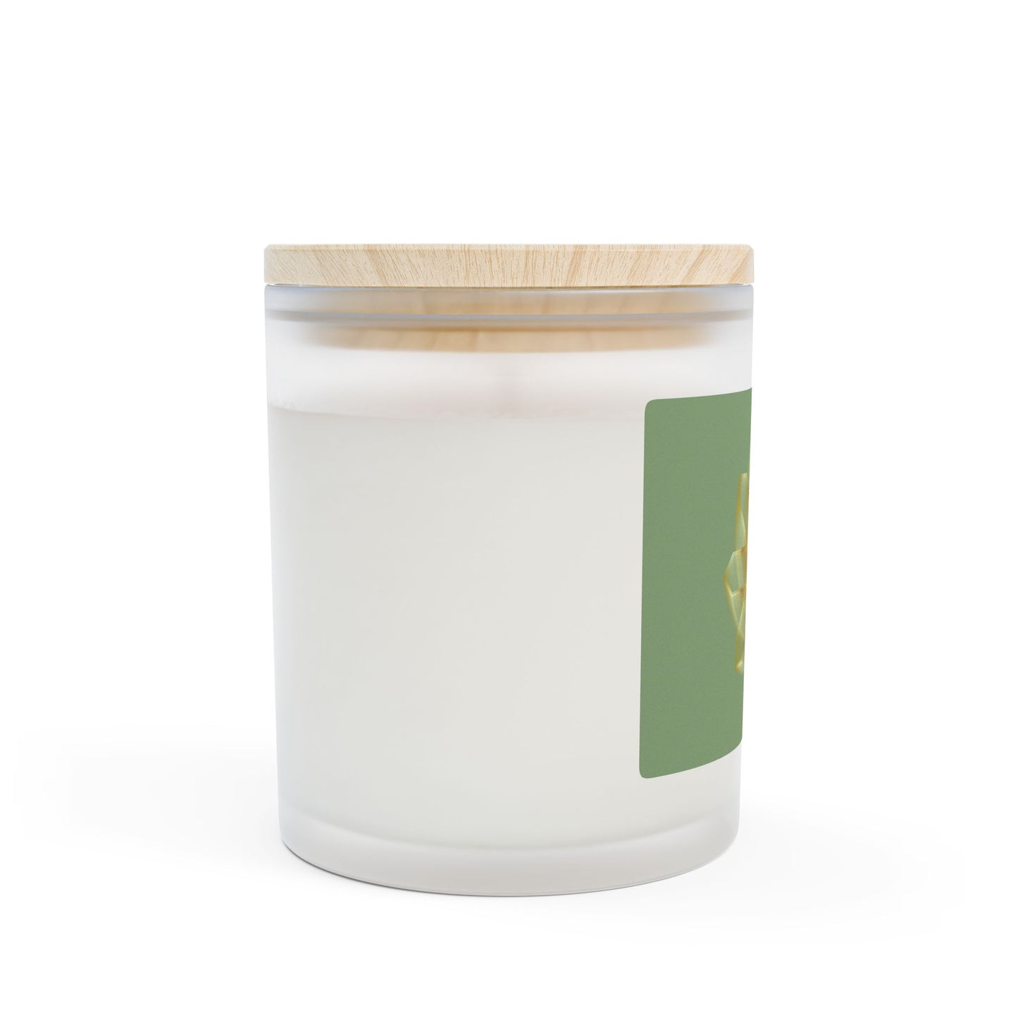 Aromatherapy Frosted Glass Candle, Relaxing Home Decor, Eco-Friendly Gift, Eco Candle for Self-Care, Calming Scented Candle