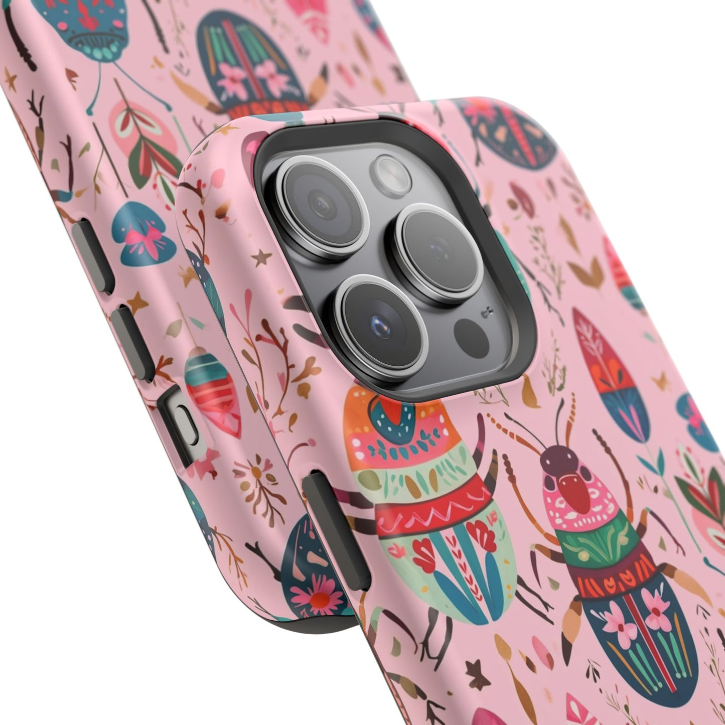 Phone Case — Colorful Boho Beetle Magnetic Impact-Resistant Cover